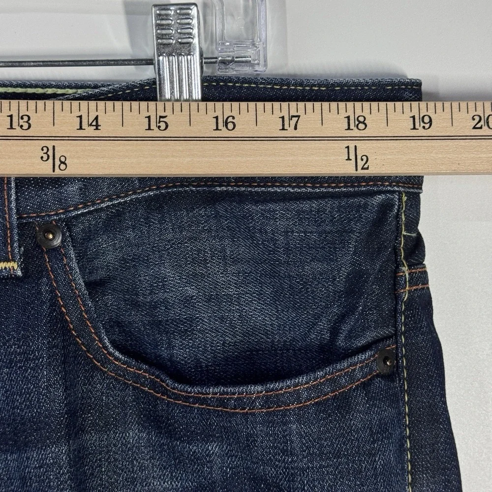 X2 Quality Denim Men's Jeans Size 36L x 34L Blue Classic Straight Regular Fit - Picture 10 of 13